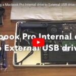 Converting a Macbook Pro Internal drive to External USB drive