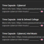 Time Capsule – Cybercol, Intel, Oshwal College Days & Music